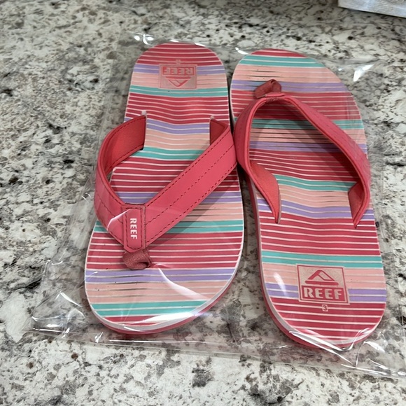Reef Sandals Size girls 3 EUC - Picture 8 of 8